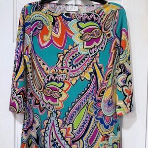 Colorful Paisley Women's Blouse